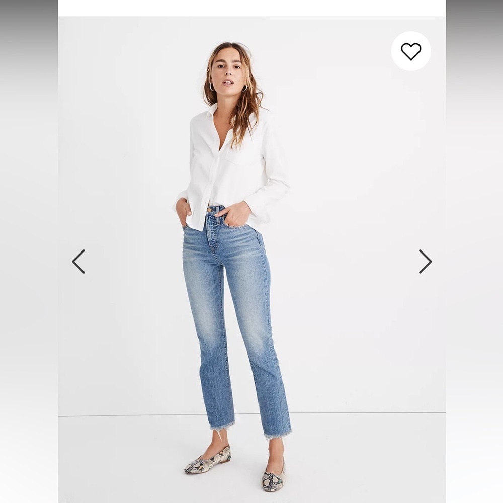 NWT- Madewell The Perfect Vintage Jean in Ainsworth Wash